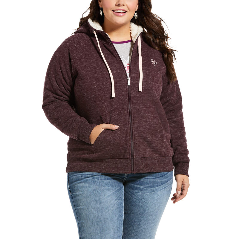 Ariat Fleece - Sweater Bordeaux Dames - 20495-772